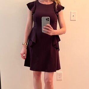 Rebecca Taylor plum dress size 2